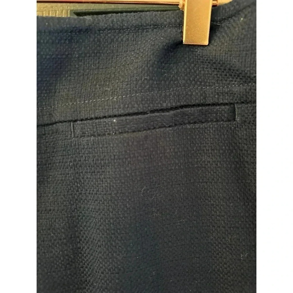 Talbots Women's Navy‎ Blue Elastic Waist Pull On Mini Skirt Size 6 - Picture 2 of 5